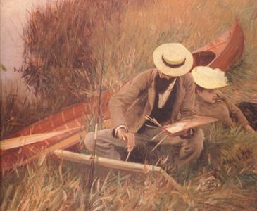 John Singer Sargent Paul Helleu Sketching with his Wife (nn03) Germany oil painting art